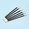 100Pcs Double-Headed Polyester Cloth Tips Cleaning Swabs Black Plastic Handle Dust-Free Sticks for Printhead Camera Optical Lens 4