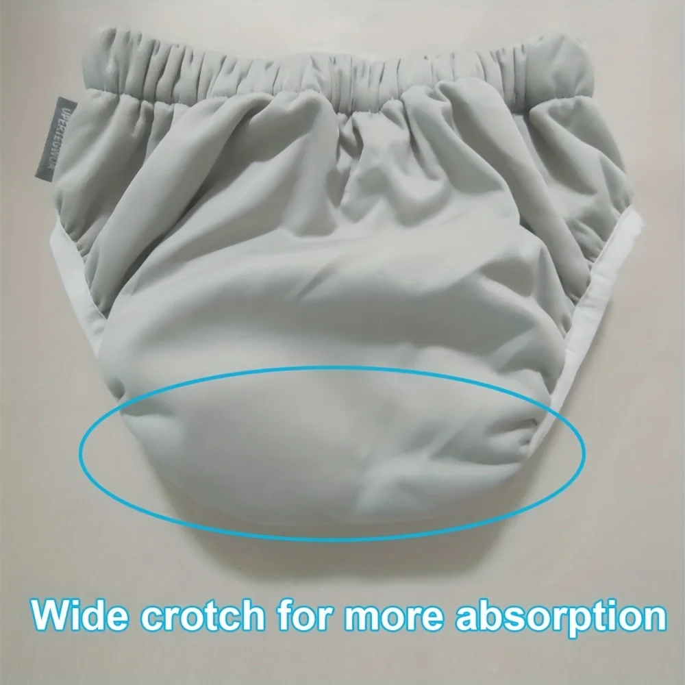 30-95KG Adult Cloth Diapers For Big Children And Teenagers, Leak-proof And Waterproof Diapers, Washable And Reusable, Unisex - 4