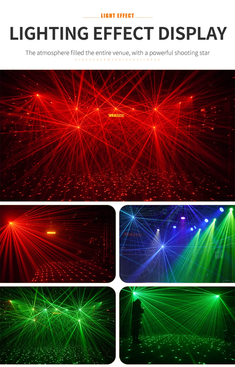 RGB Stage Laser Light DJ Disco Party Laser Effect for Night Club KTV Wedding Par