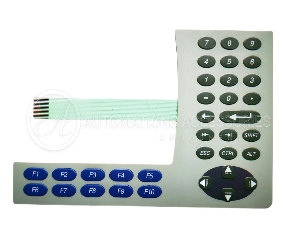 para Panelview Plus 600 2711p-b6c5d8 Teclado Interruptor de Membrana 2711p-b6c20d8 Operação Chave Painel Novo
