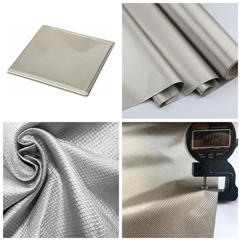 EMF Radiation Protection Fabric Rfid Electro-Conductive Blocking Material  1M