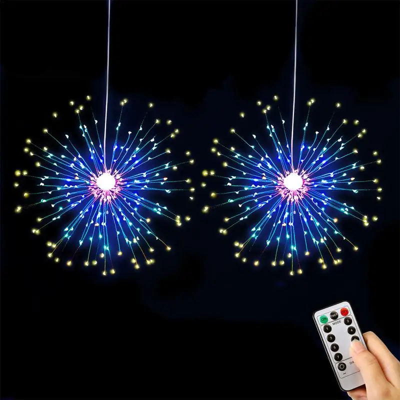 

LED Firework With Remote Control Fairy Light Outdoor Garden Decoration Lawn Pathway Light For Patio Yard Party Christmas Wedding