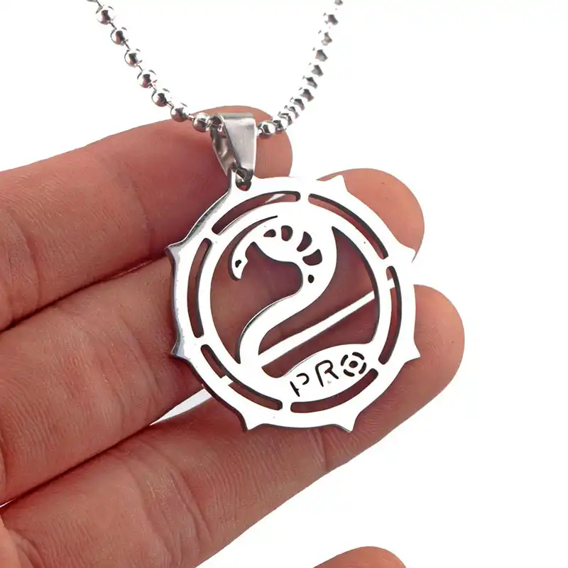 Game Dog Tag Necklace Escape From Tarkov Badge keychain