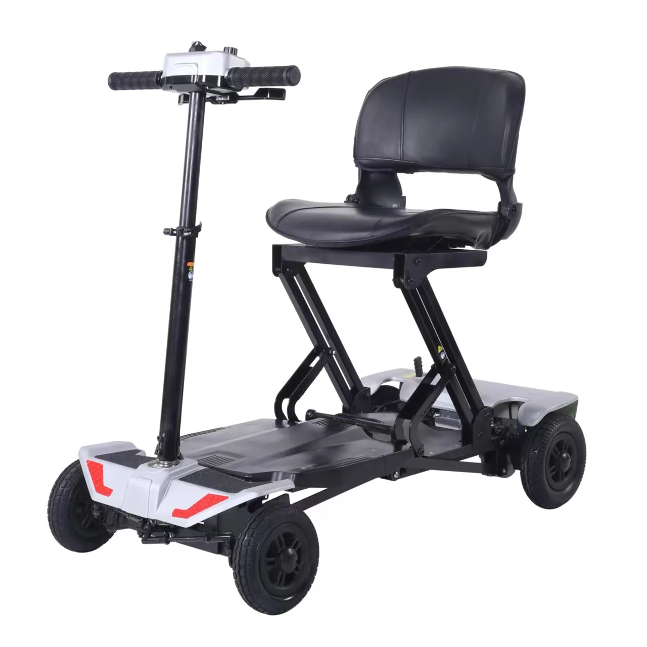 

Light Automatic Fold Portable 4 Wheel Mobility Electric Powered Scooter With Seat For Senior Adults