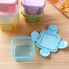 Food Storage Container Small Plastic Moisture-proof Containers Mini Kitchen Storage Box with Leakproof Lid Kitchen Accessories 5