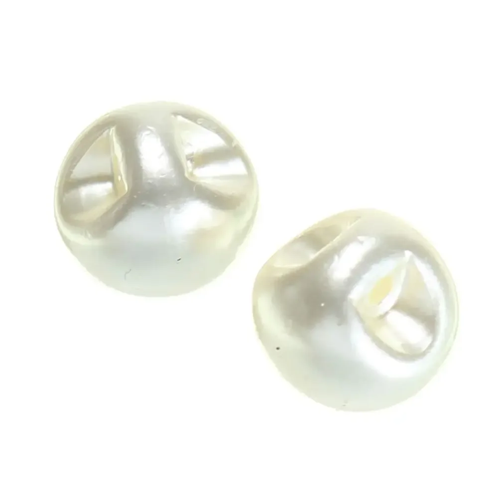 Plastic Round Pearl Buttons for Sewing and Scrapbooking