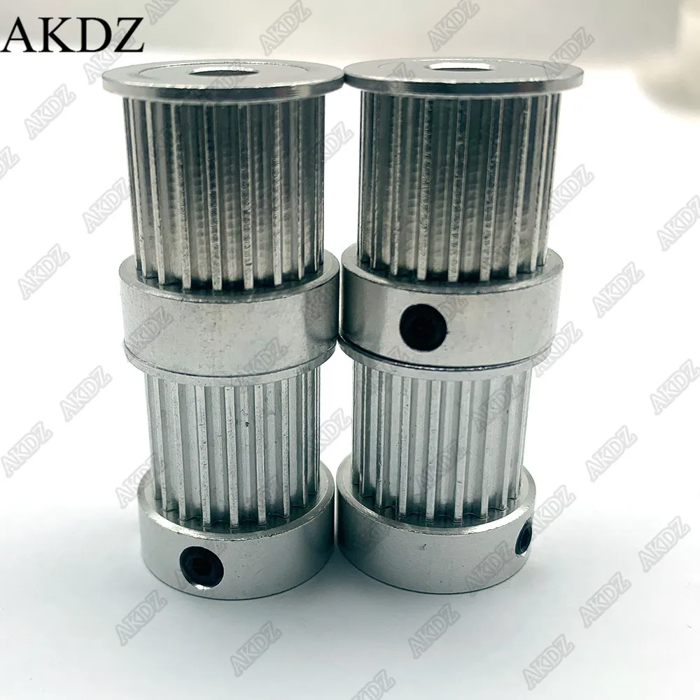 HTD3M Timing Pulley 24 Teeth - 5pc Set With 6-14mm Bore Options For Laser & CNC Machines