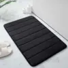 Memory Sponge Stripe Bathroom Non slip, Water Absorbent, Machine Washable Floor Mat 3