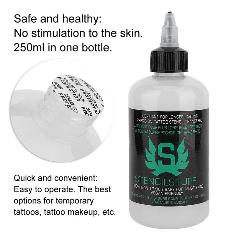 Tattoo Stuff Skin Tattoo Ink Transfer Cream Stencil Magic Gel Beauty Tool Permanent Lasting Transfer Cream Gel Supplies