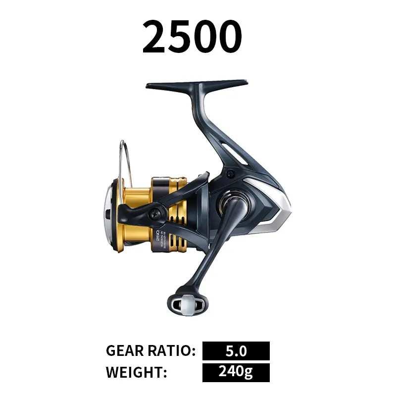 2022 NEW SHIMANO SAHARA Spinning Fishing Reel 3+1/4+1BB Gear