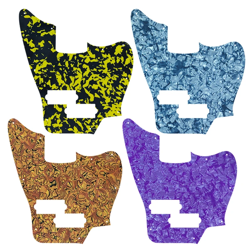 

Xin Yue Custom Guitar Parts - For US Fender Modern Player Jaguar Bass Guitar Pickguards Plate Multicolor Choice