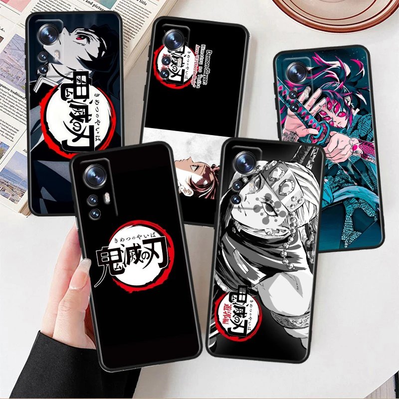 

Demon Slayer Animation For Xiaomi Mi 10T 10S 9T 9 SE 8 A3 A2 A1 6X 5X CC9E Note 10 Lite Pro Mix 3 Black Soft Phone Case