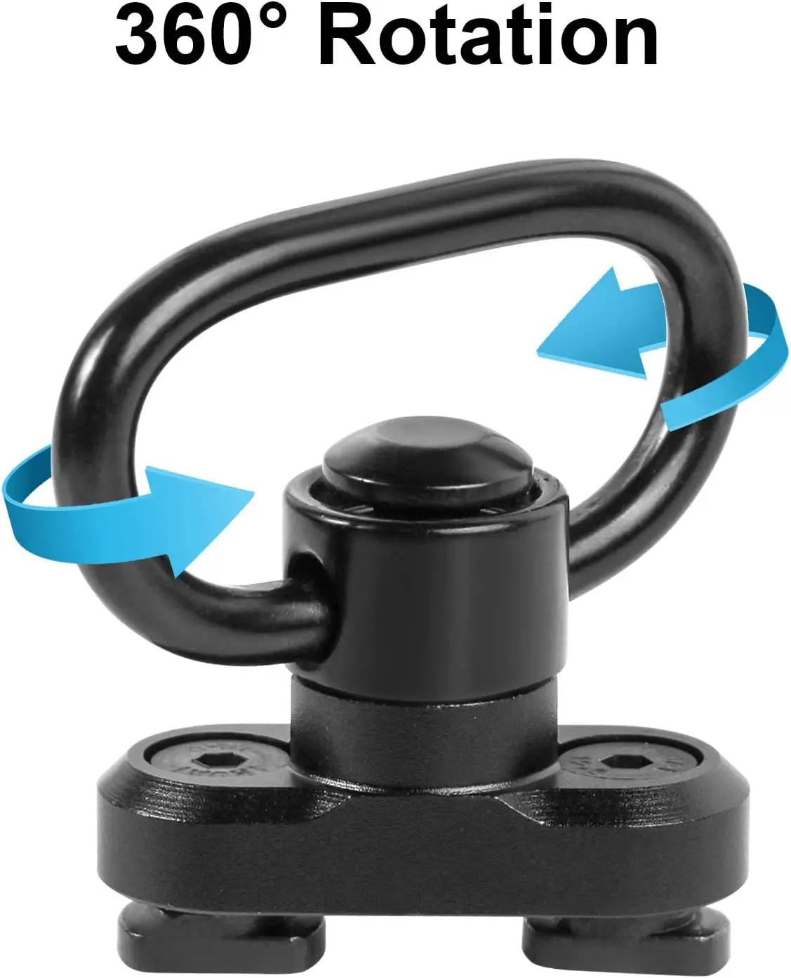 Rifle Sling Swivel Stud Mount Adapter Mlok Rail Quick Release QD Sling Swivel Mount Adapter Hunting Gun Accessories 1.25inch