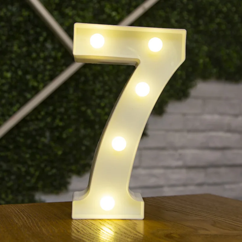 Illuminating LED Letter & Number Lights