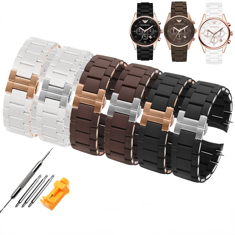 Emporio Armani Armani Bracelet Collection Black Dial Men's Watch AR5913  723763165587 - Watches, Bracelet Collection - Jomashop