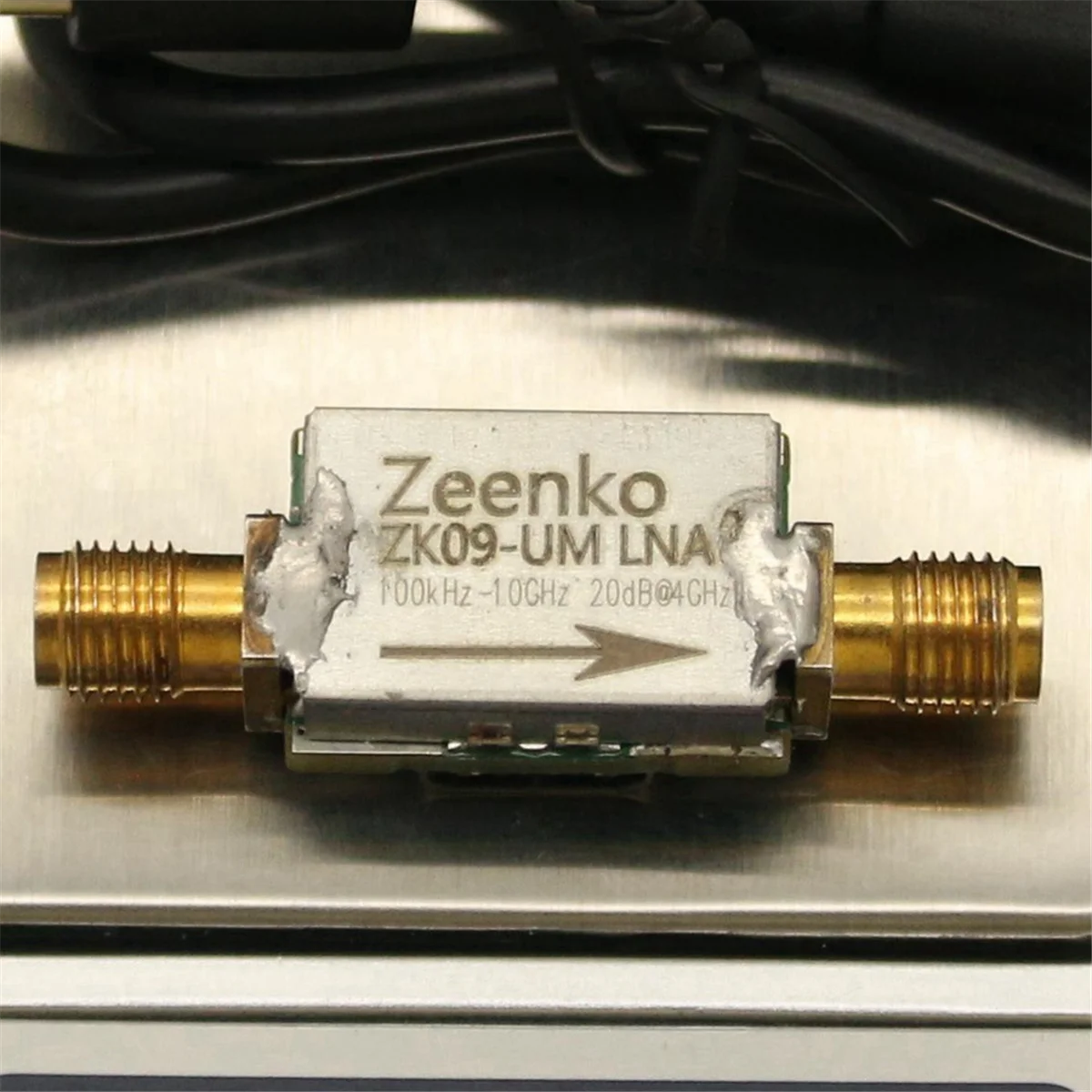 [재고] UM 시리즈 저잡음 증폭기 USB Type-C 인터페이스 20dB 고이득 LNA 전력 프리앰프 모듈 ZK09-UM