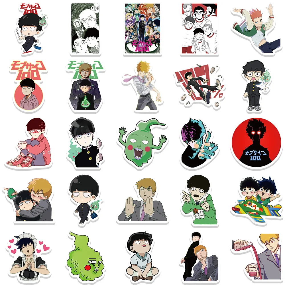 Japan Cartoon Anime Stickers Pack - Waterproof Decals for Luggage, Stationery, and Phones