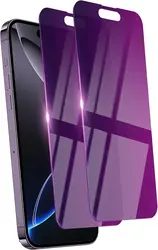 Premium 2 - Piece Privacy Tempered Glass Screen Protector with Anti - Spy and Anti - Blue Light Features - iPhone 12 Pro (Privacy Screen)