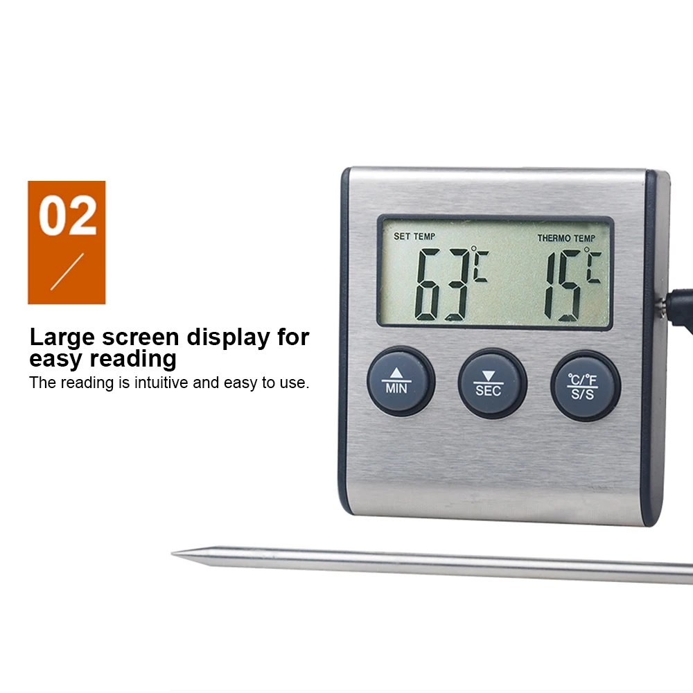 TP700 Mini Digital Thermometer Kitchen Meat Temperature Meter