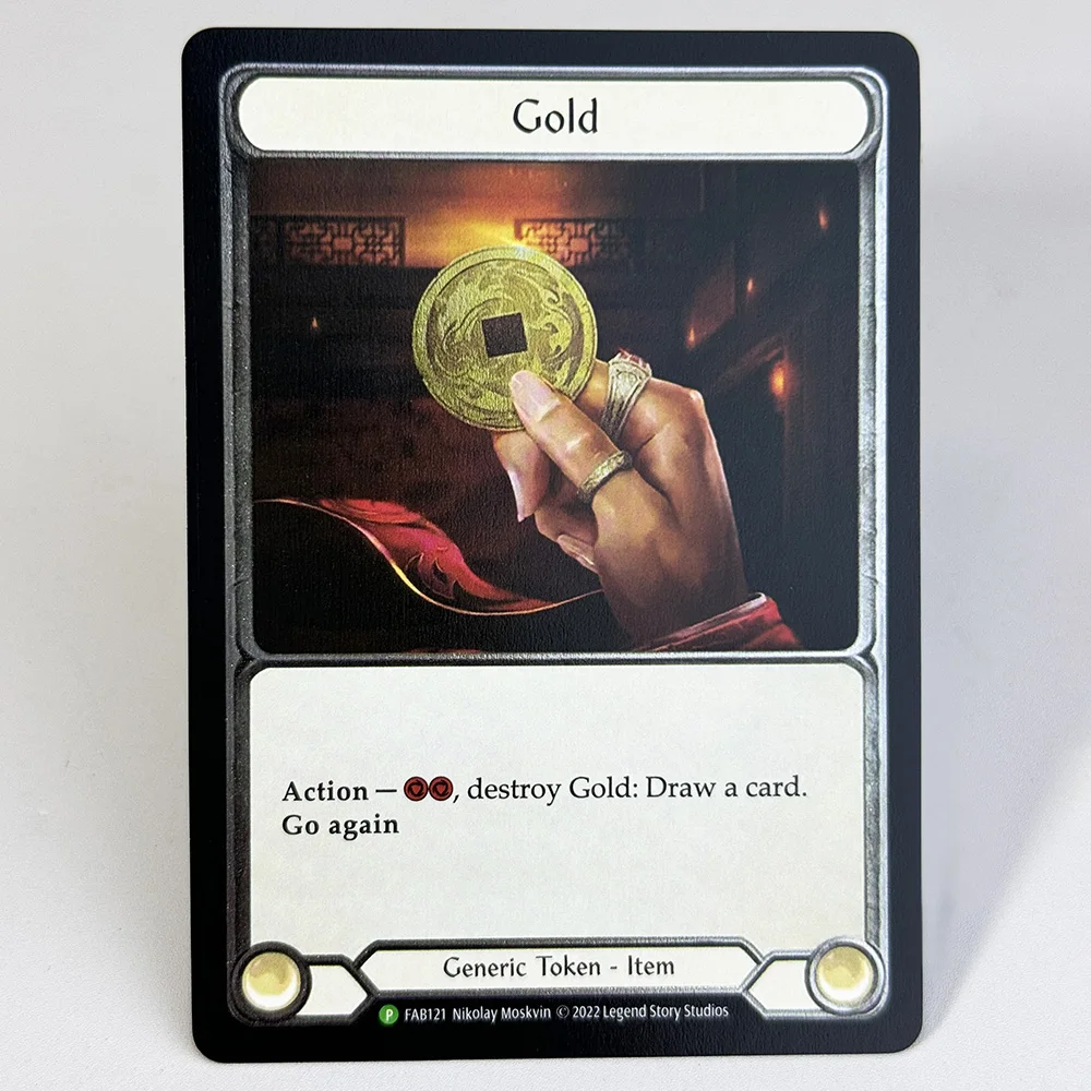 Cold Foil FAB Proxy entertainment Game Collection Cards Felling of