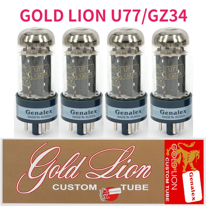 

Vacuum Tube GOLD LION U77/GZ34 Replacement 5AR4 5Z4P 5U4G 274B Tube Factory Tested Precision Match DIY Amplifier