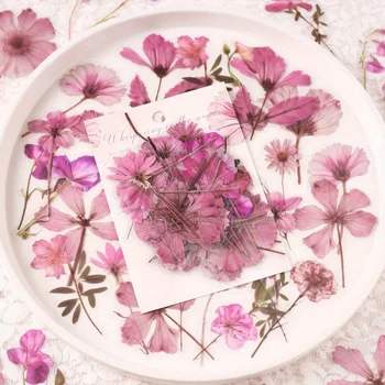 Floral PET Scrapbook Stickers 1