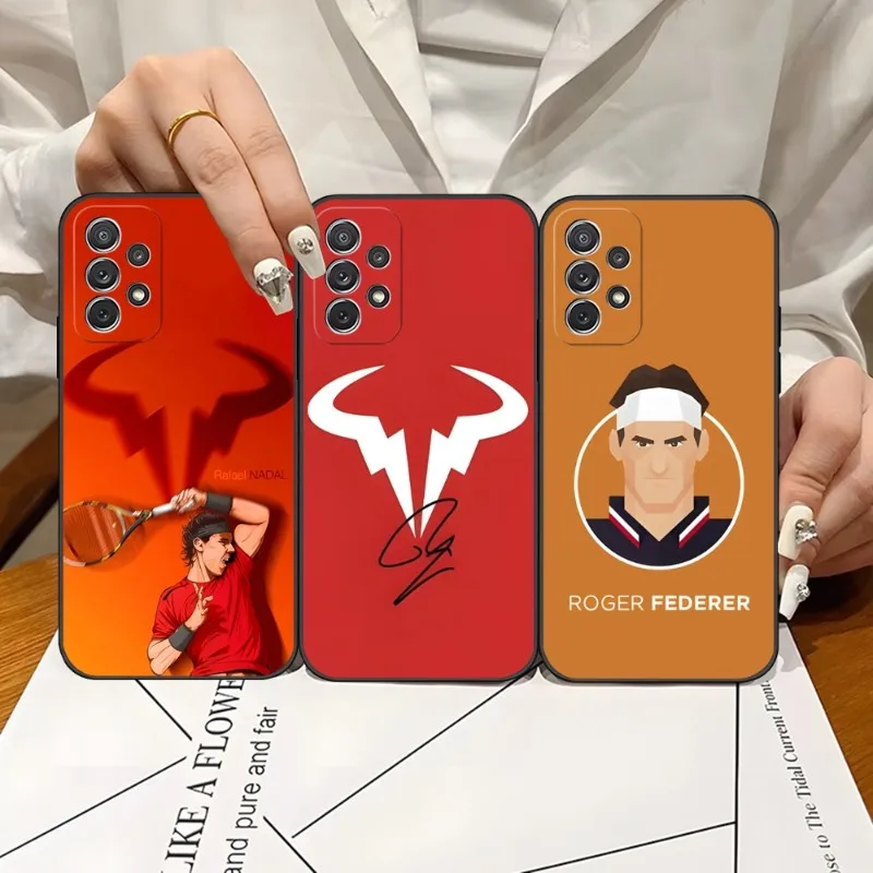 Custodia Per Telefono Tennis Superstar Hitachi Nadal Per Samsung A54 A14 A33 A13 A21 A34 A71 A31 A22 A53 A52 A73 A32 A50 A40 A23 A24 Cover