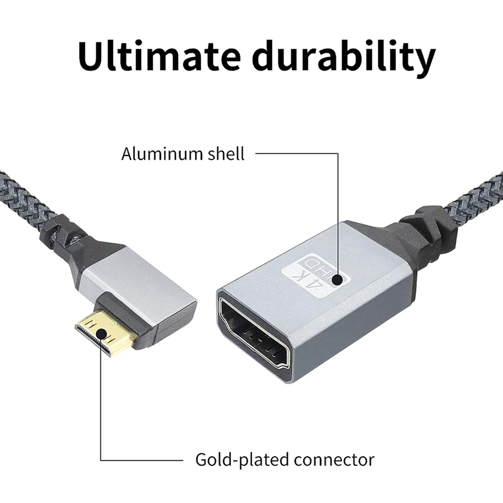 ̴ HDMI ȣȯ M-F ͽټ ̺, 20cm, 4K @ 60HZ, HDMI ȣȯ ̺ V2.0 