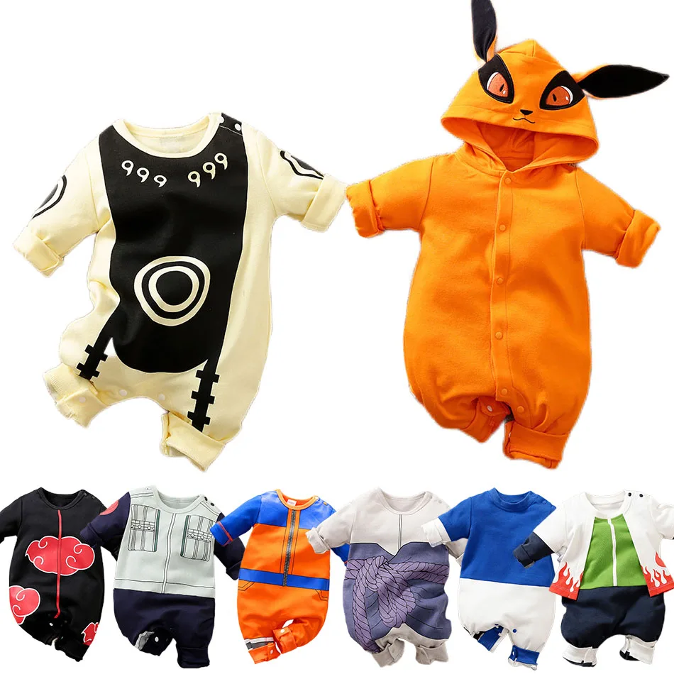 Anime bebê roupas kyuubi kakashi minato sasuke akatsuki cosplay bebê ...