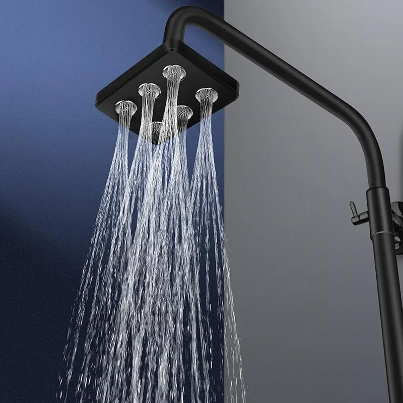 

High Pressure Showerhead Water Saving Rainfall Showerhead Shower System Replacement Parts 360 Degree Rotatable for Home Bathroom