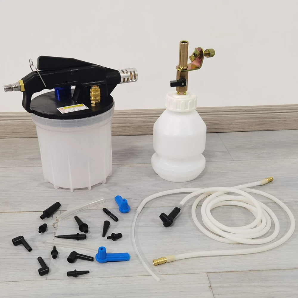 2L Vacuum Brake Bleeder Kit Pneumatic Explosion-proof Shunt Decompression Vacuum Pump Brake Fluid Refueling Tool