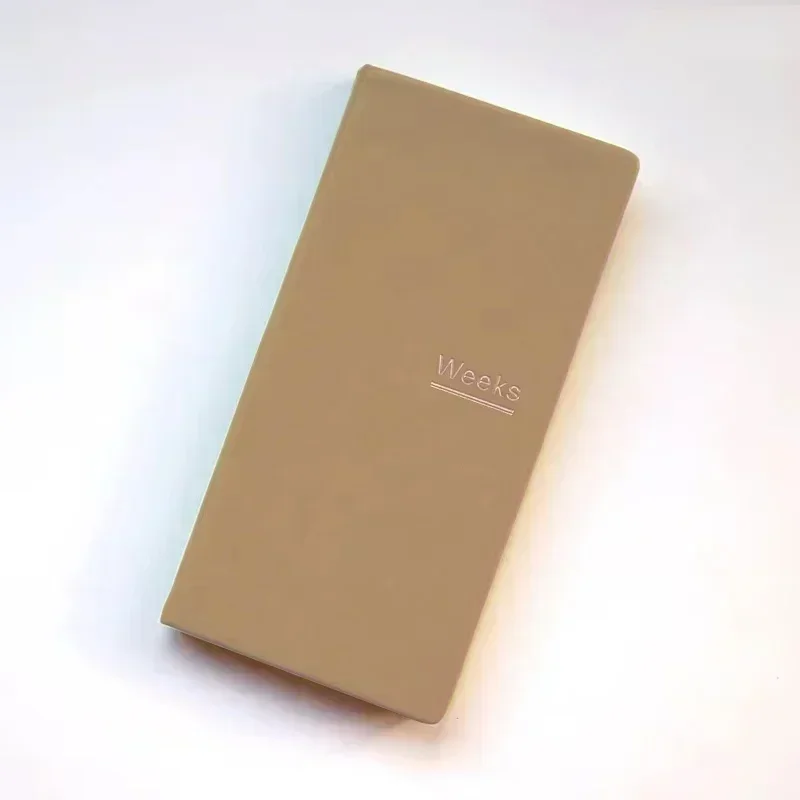 Weekly Journal Notebook - PU Leather Planner for Students and Professionals