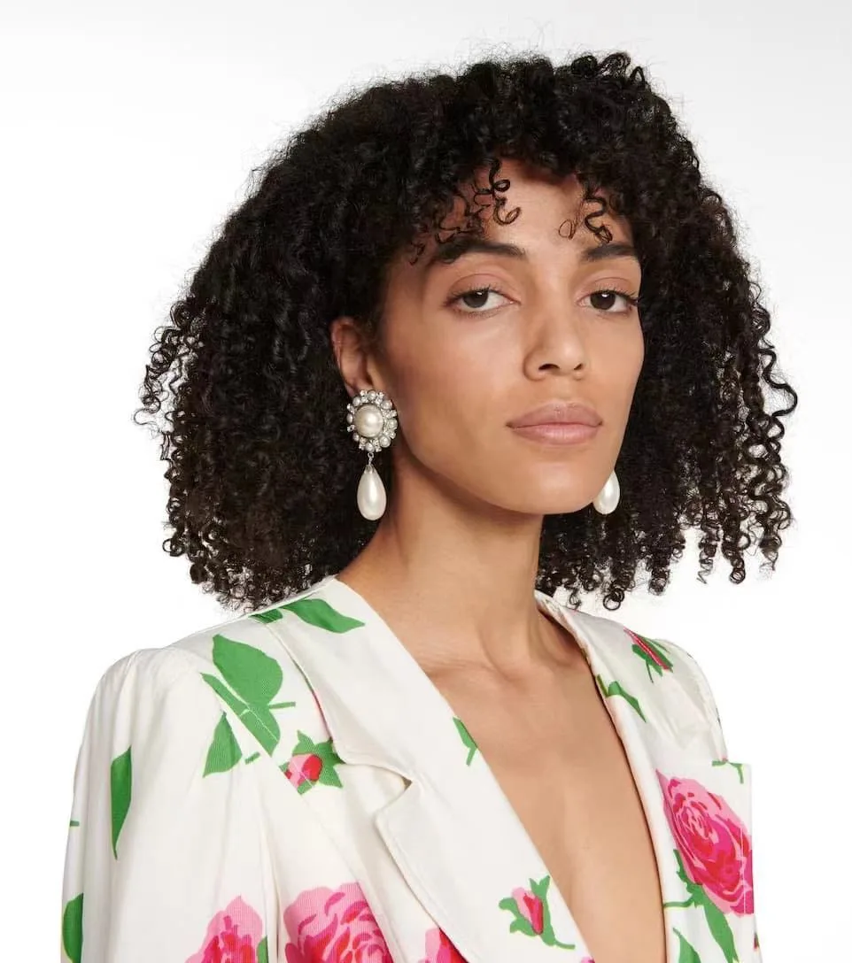 Earrings Light Luxury Personality Fashion Vintage Ear Clips For Clothes Things Women Accessories Para Mujer Broches Ropa Mujer