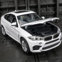 1/24 BMW X6 X6M Coupe SUV Alloy Sports Car Model Diecast Metal Toy Vehicles Car Model High Simulation Collection Childrens Gifts 1