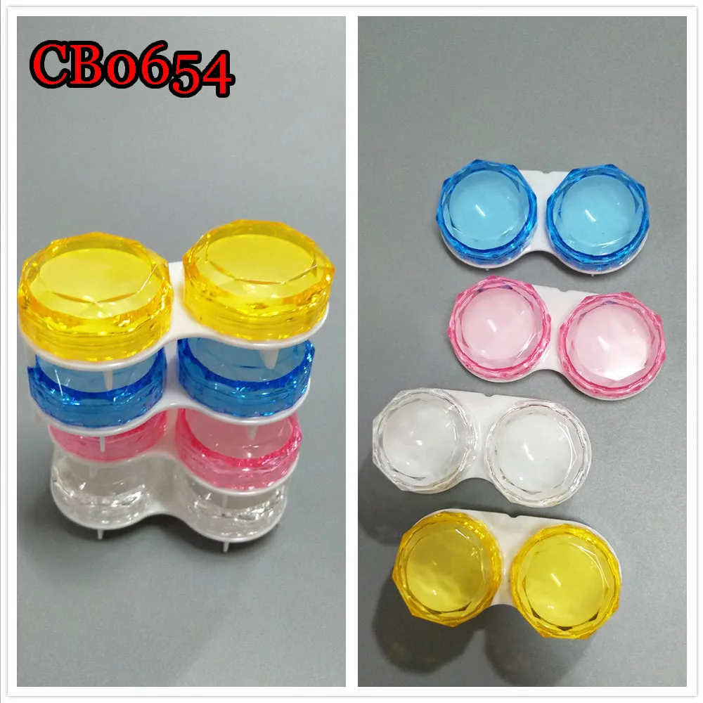 4 Colors Big Contact Lens Case for Sclera Lens Pocket Box Convenient Travel Box for Lenses Container CB0654