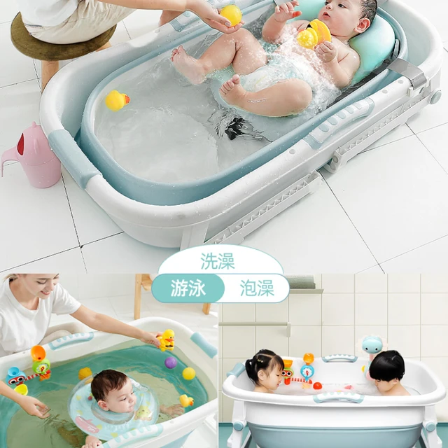 Bebê dobrável banheira de banho recém-nascido crianças balde de banho  suprimentos de inverno piscina casa adultos infláveis sauna pé bacia -  AliExpress