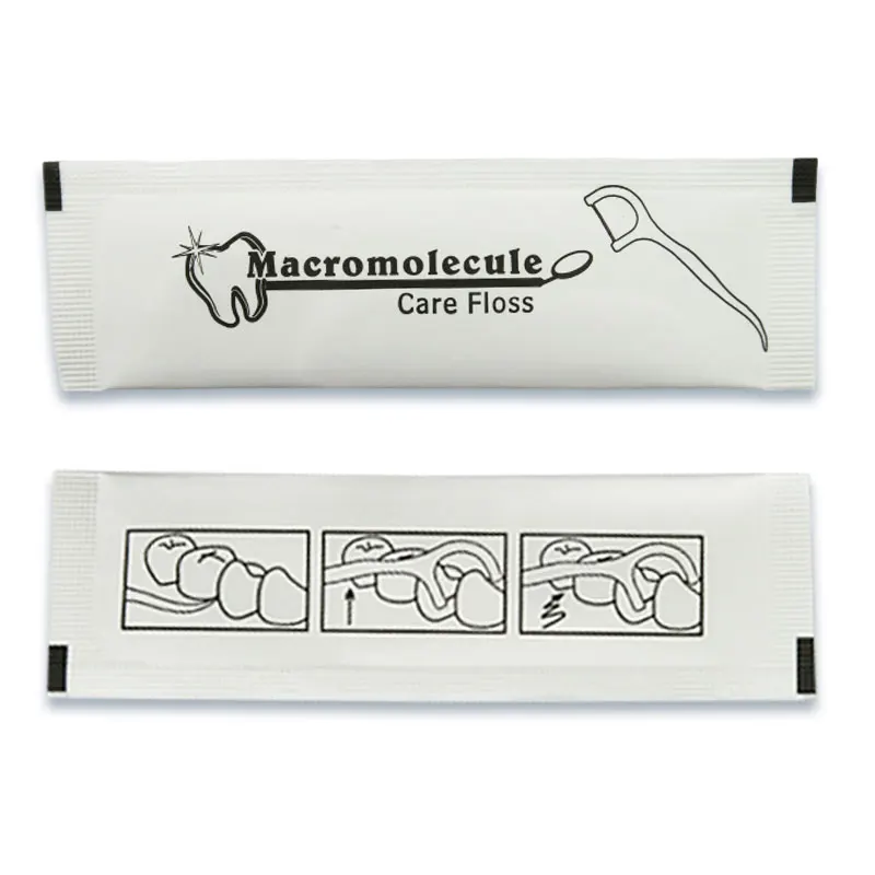 Dental Floss Sticks 100PCs Disposable Dental Floss Toothpick Hotel Travel Family individual packing