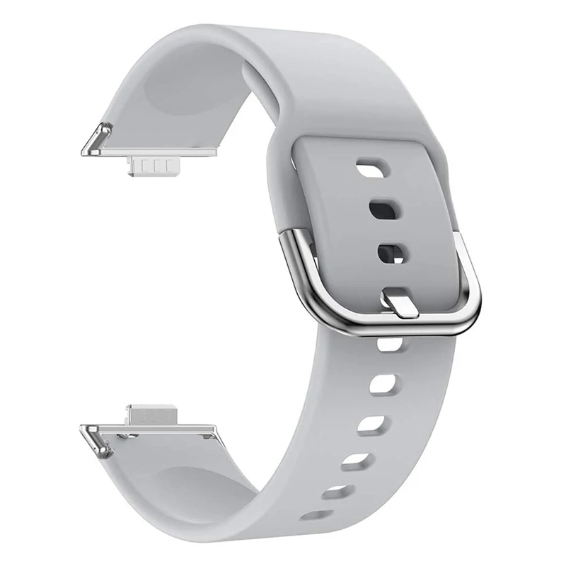 Silicone Sport Strap with Color Buckle - Replacement Band Bracelet