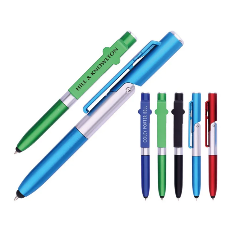 Ballpoint Pen Multifunctional LED Light Folding for Phone Holder Night Reading Homework Student Pen School Stationery multifunction pen ink ballpoint pen