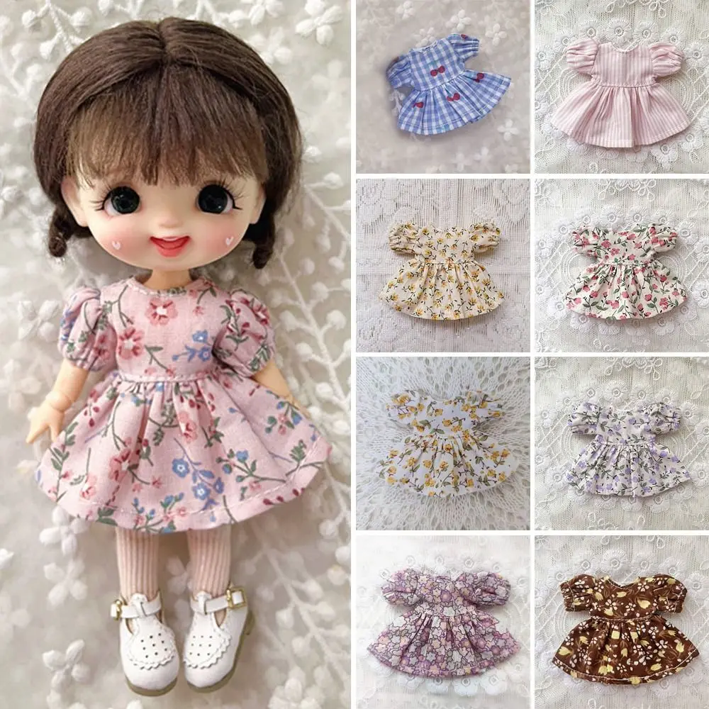 

Для 1/12BJD кукол, одежда, аксессуары для BJD кукол, верх детской одежды, платья с принтом ручной работы