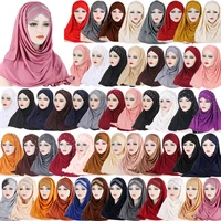Muslim Women Instant Hijab Turban Shawls One Piece Amira Islam Bonnet Chemo Cap Prayer Under scarf Headwear Wrap Hat Stole Cover