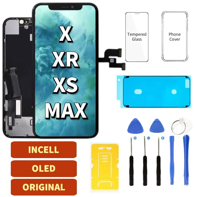 LCD Display For iPhone X XR XS Max 11 Pro Screen OLED Incell 3D Touch