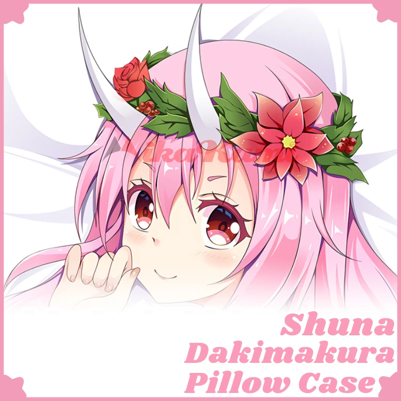 

Shuna Dakimakura That Time I Got Reincarnated As A Slime Pillowcase Pillow Case Cover Hugging Cushion Case Home Bedding Decor