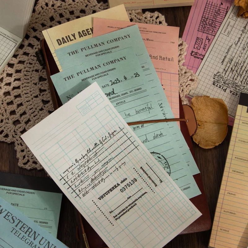 Vintage-Inspired Decorative Paper, Non-Adhesive for Scrapbooking & Journaling