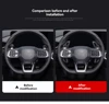 LHD RHD Real Carbon Fiber Interior Steering Wheel Shift Paddle Shifter Extension Modification Decoration For Ford Mustang 2024 6