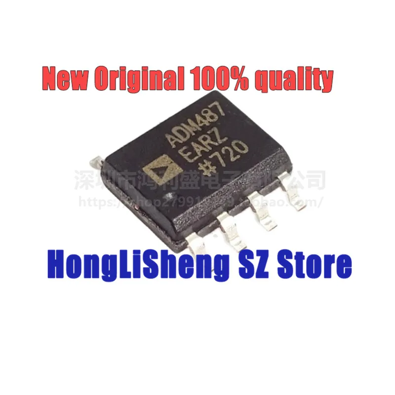 

10pcs/lot ADM487EARZ ADM487EAR ADM487 SOP8 Chipset 100% New&Original In Stock