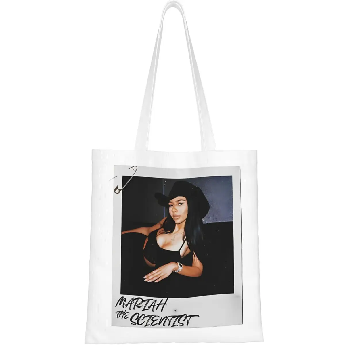 Сумка-тоут женская парусиновая, стильная, для покупок