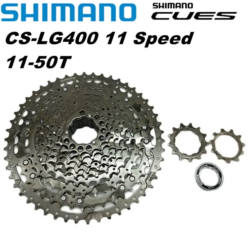 Shimano Cues 11 Velocità Cassetta Pignone Lg400 11-50T Ruota Libera Linkglide Tipo 11V Volano Parti Di Biciclette Originali