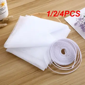 실내 곤충 파리 모기장 스크린 커튼 메쉬 벌레 모기장, 문짝 창문 스크린, 자체 접착 보호, 1 개, 2 개, 4 개