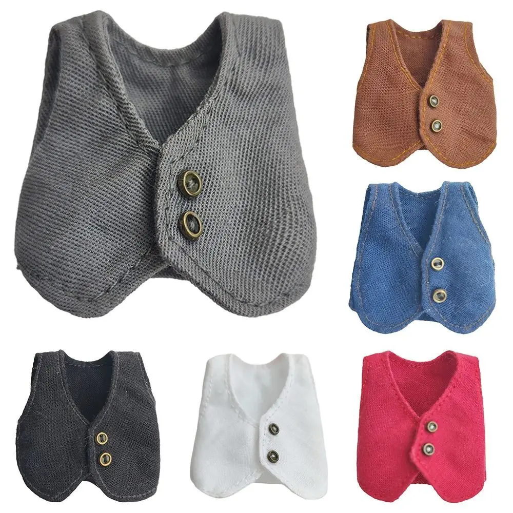 

Ob11 Doll Clothes Fashion Tops Gentleman's Vest Boys Girls Casual Wear Shirts Obitsu 11 Dolls Accessories Kids Toys